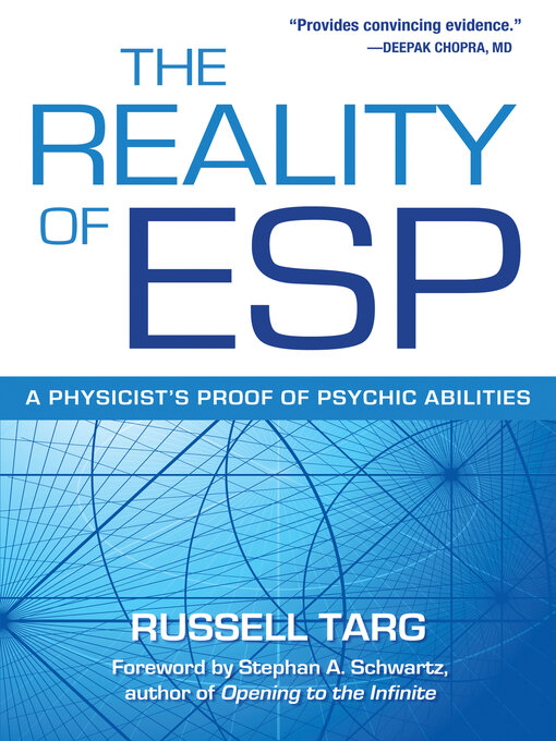 Detalles del título The Reality of ESP de Russell Targ - Lista de espera